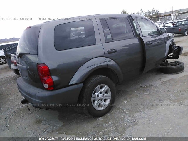 1D4HD38K64F139831 - 2004 DODGE DURANGO ST GRAY photo 4