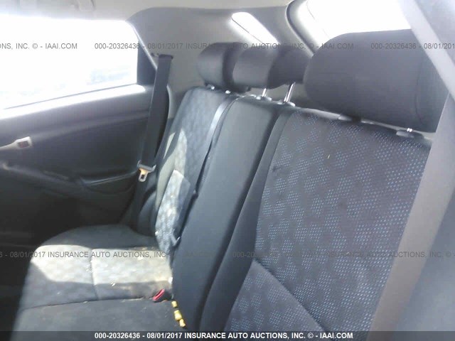 2T1KU4EE1AC340645 - 2010 TOYOTA COROLLA MATRIX  GRAY photo 8