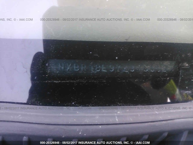 1NXBR18E9YZ315562 - 2000 TOYOTA COROLLA VE/CE/LE 金色 照片 9