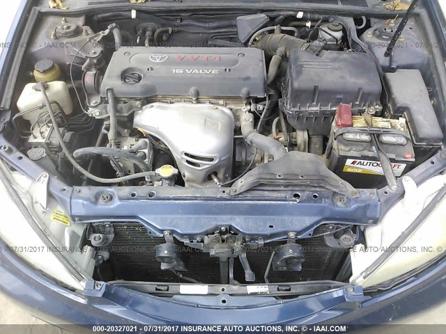 4T1BE32K82U617079 - 2002 TOYOTA CAMRY LE/XLE/SE ლურჯი ფოტო 10