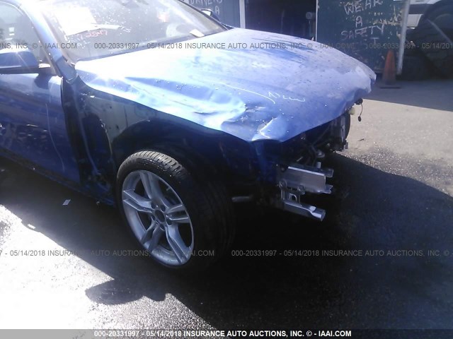 WBA3T3C58G5A42264 - 2016 BMW 435 I BLUE photo 6