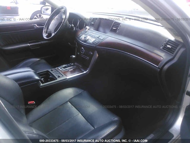 JNKAY01F98M652229 - 2008 INFINITI M35 SPORT SILVER photo 5