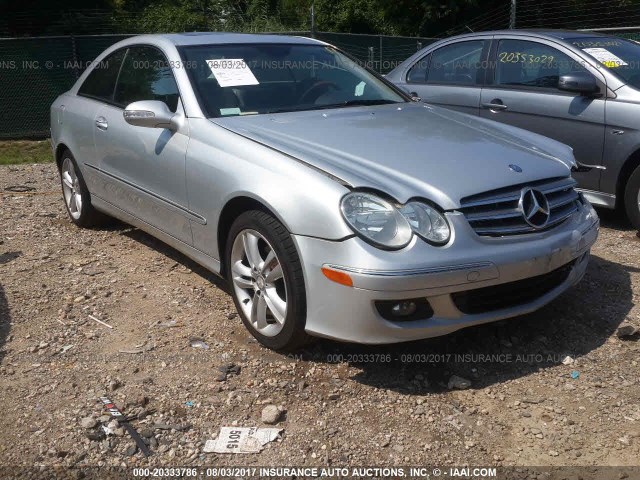 WDBTJ56J67F227268 - 2007 MERCEDES-BENZ CLK 350 SILVER photo 1