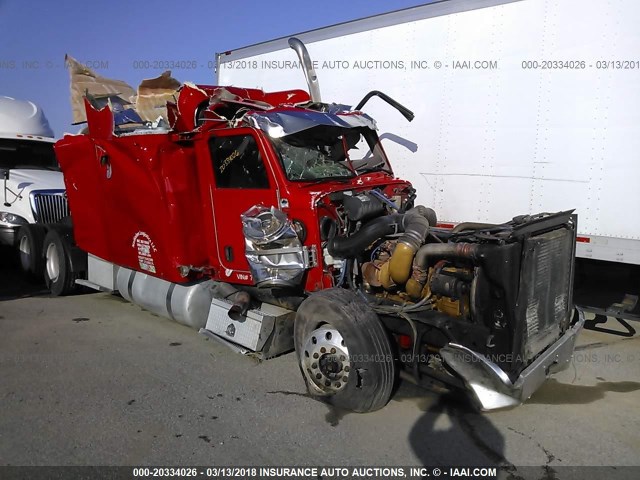 1XP5DB9X27D679809 - 2007 PETERBILT 379 RED photo 1