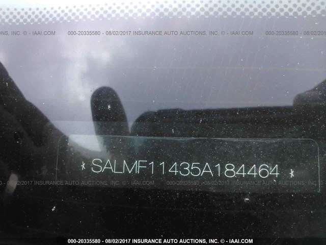 SALMF11435A184464 - 2005 LAND ROVER RANGE ROVER HSE GREEN photo 9