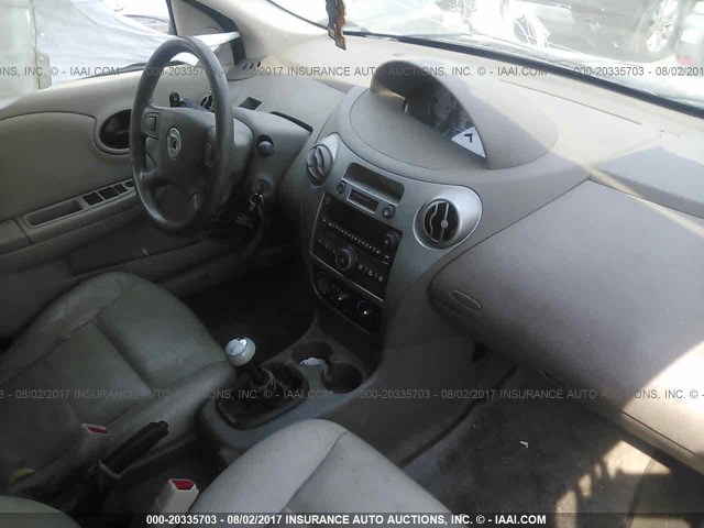 1G8AK58FX6Z138471 - 2006 SATURN ION LEVEL 3 BLACK photo 5