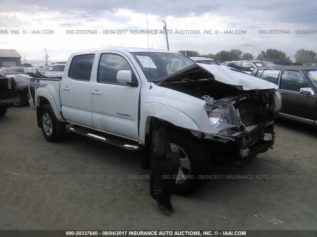 5TEJU62N46Z288232 - 2006 TOYOTA TACOMA DOUBLE CAB PRERUNNER WHITE photo 1