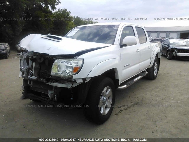 5TEJU62N46Z288232 - 2006 TOYOTA TACOMA DOUBLE CAB PRERUNNER WHITE photo 2