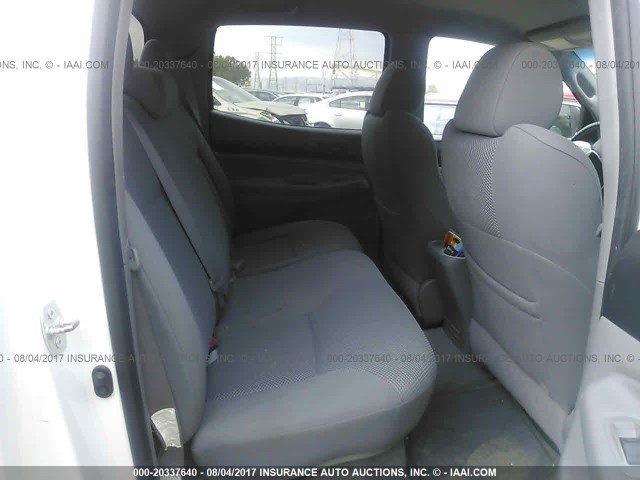 5TEJU62N46Z288232 - 2006 TOYOTA TACOMA DOUBLE CAB PRERUNNER WHITE photo 8