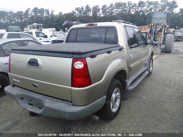 1FMZU67E62UC06169 - 2002 FORD EXPLORER SPORT TRAC  GOLD photo 4