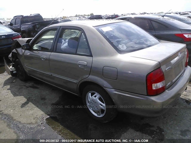 JM1BJ2229Y0275006 - 2000 MAZDA PROTEGE DX/LX TAN photo 3