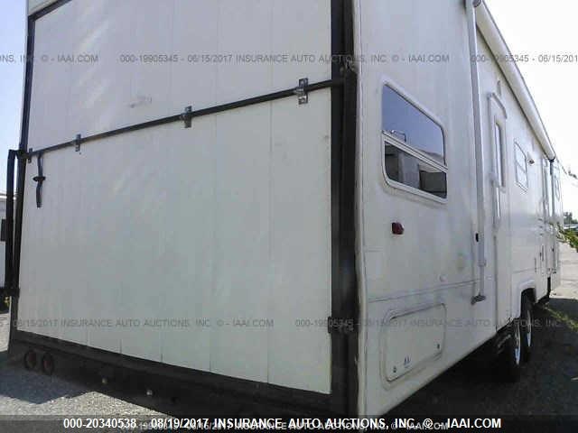 4X4FSEN263C025767 - 2003 FOREST RIVER 5TH WHEEL CAMPER  WHITE photo 4