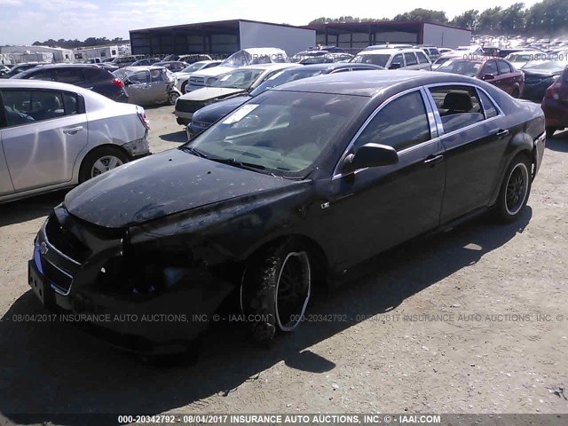 1G1ZG57B684256650 - 2008 CHEVROLET MALIBU LS 黑色 照片 2