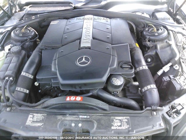 WDBNG75J26A476229 - 2006 MERCEDES-BENZ S 500 BLACK photo 10