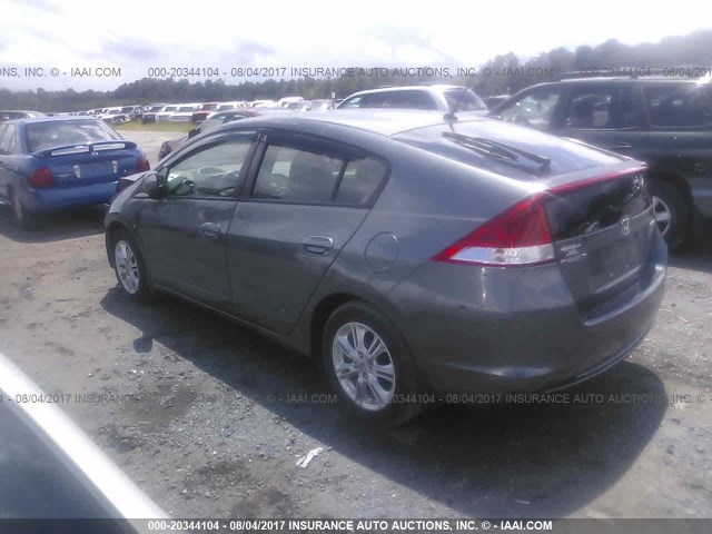 JHMZE2H73BS000702 - 2011 HONDA INSIGHT EX GRAY photo 3