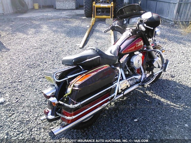 1HD1DJL1XLY503591 - 1990 HARLEY-DAVIDSON FLHT CLASSIC MAROON photo 4