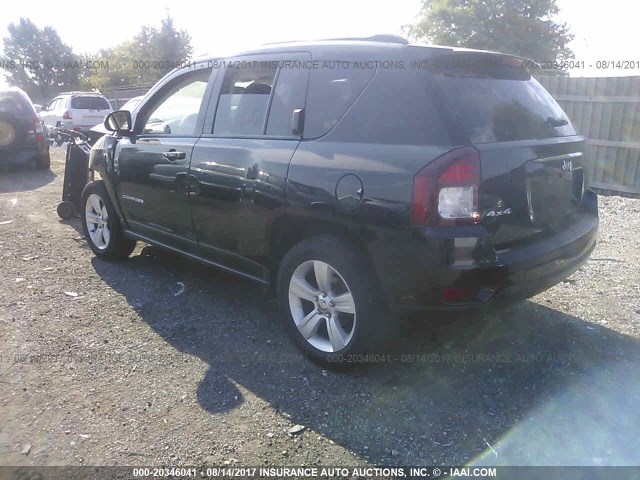 1C4NJDBB9FD130563 - 2015 JEEP COMPASS SPORT BLACK photo 3