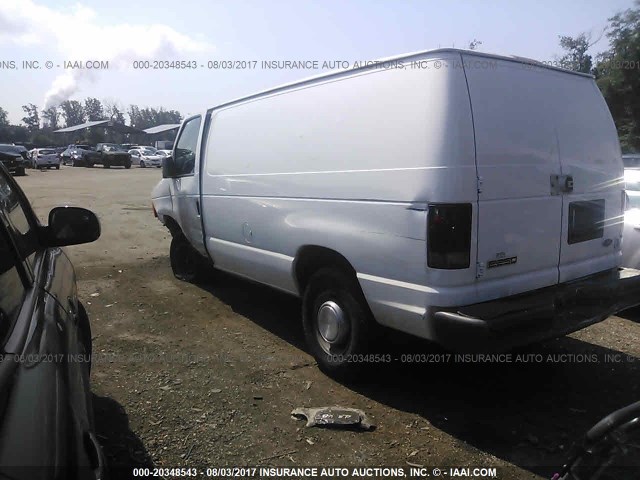 1FTNE24WX6DB28846 - 2006 FORD ECONOLINE E250 VAN WHITE photo 3