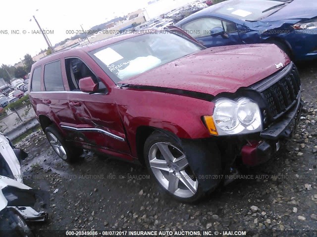 1J8HR78326C290743 - 2006 JEEP GRAND CHEROKEE SRT-8 RED photo 1