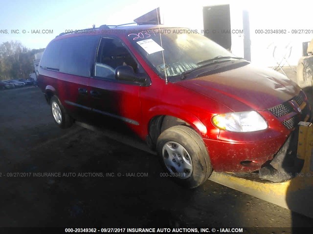 1D4GP24343B311565 - 2003 DODGE GRAND CARAVAN SE RED photo 1