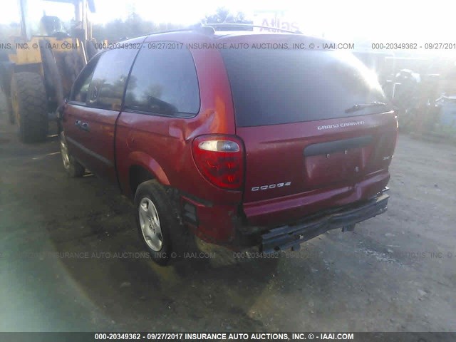 1D4GP24343B311565 - 2003 DODGE GRAND CARAVAN SE RED photo 3