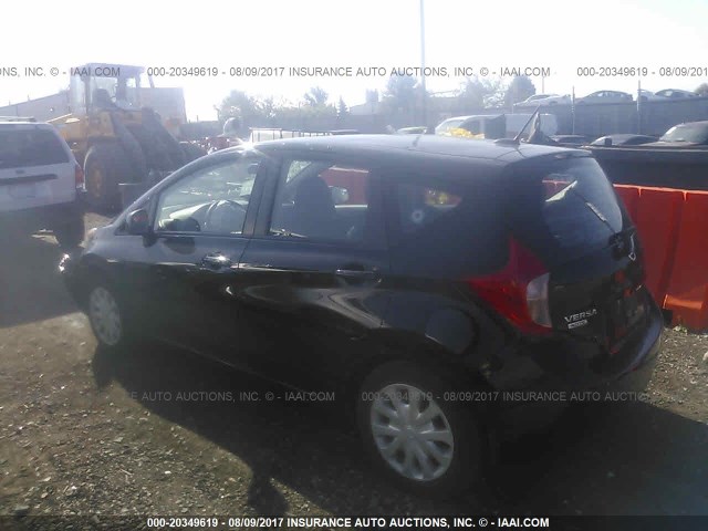 3N1CE2CP3EL388521 - 2014 NISSAN VERSA NOTE S/S PLUS/SV/SL BLACK photo 3