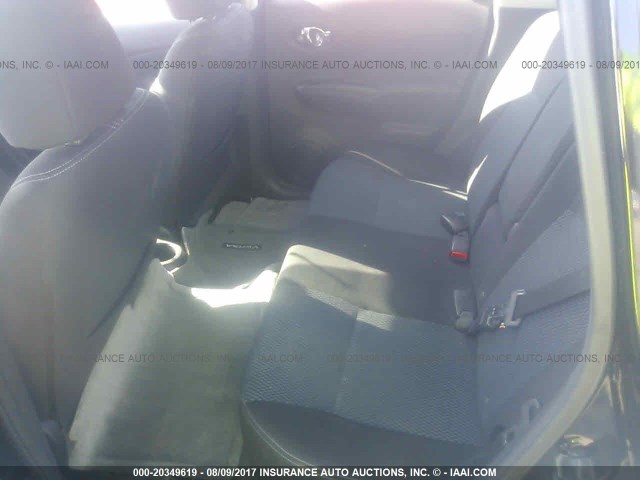 3N1CE2CP3EL388521 - 2014 NISSAN VERSA NOTE S/S PLUS/SV/SL BLACK photo 8