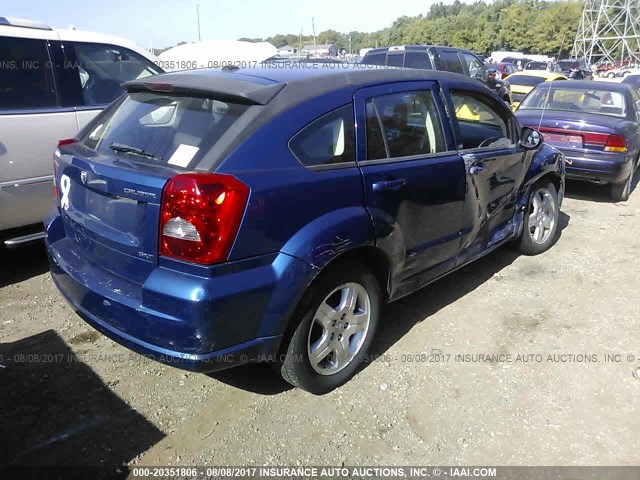 1B3HB48AX9D168852 - 2009 DODGE CALIBER SXT BLUE photo 4