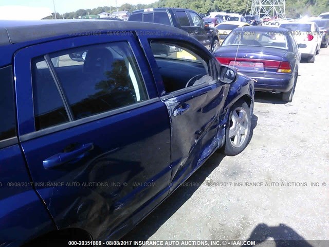 1B3HB48AX9D168852 - 2009 DODGE CALIBER SXT BLUE photo 6