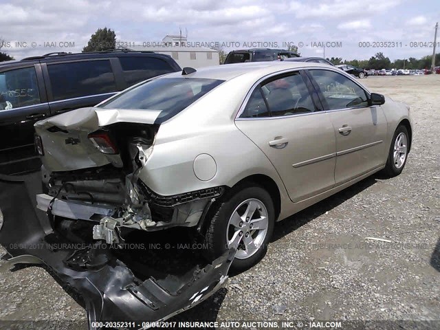 1G11B5SL4EF190255 - 2014 CHEVROLET MALIBU LS ოქროსფერი ფოტო 4