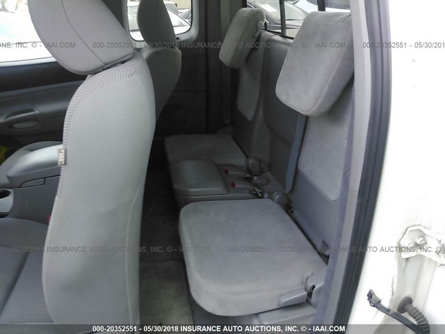 5TETX22N09Z649288 - 2009 TOYOTA TACOMA ACCESS CAB Weiß Foto 8