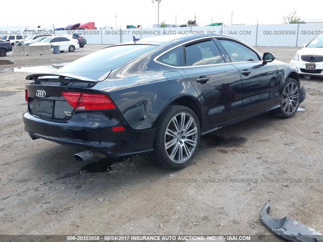 WAU2GAFC8DN131503 - 2013 AUDI A7 PRESTIGE BLACK photo 4