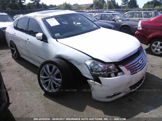 JNKCY01F29M850953 - 2009 INFINITI M35 SPORT WHITE photo 1