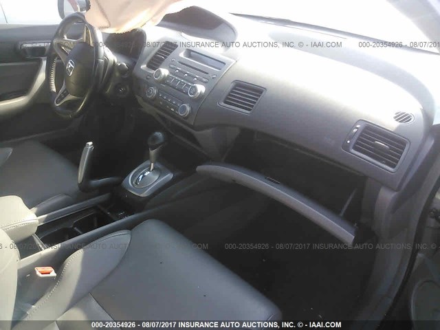 2HGFG12908H557913 - 2008 HONDA CIVIC EXL GRAY photo 5