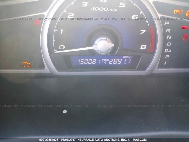 2HGFG12908H557913 - 2008 HONDA CIVIC EXL GRAY photo 7