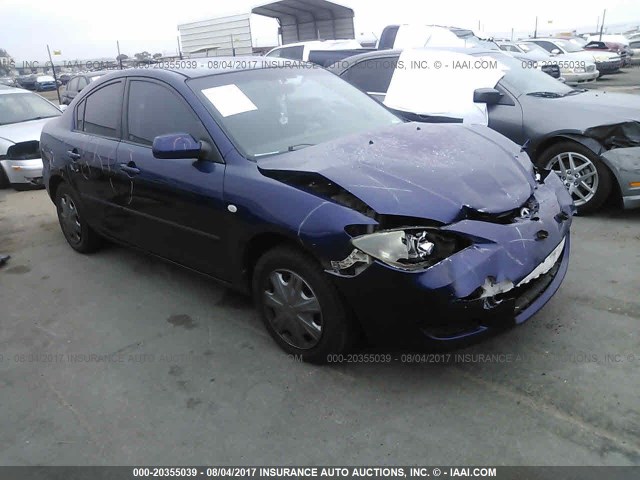 JM1BK12F441191500 - 2004 MAZDA 3 I BLUE photo 1