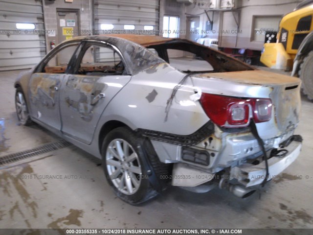 1G11H5SA3DF274563 - 2013 CHEVROLET MALIBU LTZ 银色 照片 3