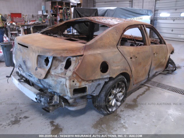 1G11H5SA3DF274563 - 2013 CHEVROLET MALIBU LTZ 银色 照片 4