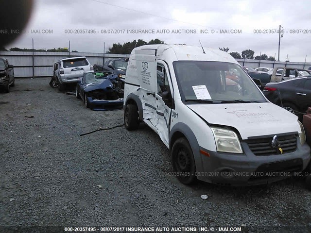NM0LS7CN9AT002981 - 2010 FORD TRANSIT CONNECT XL WHITE photo 1