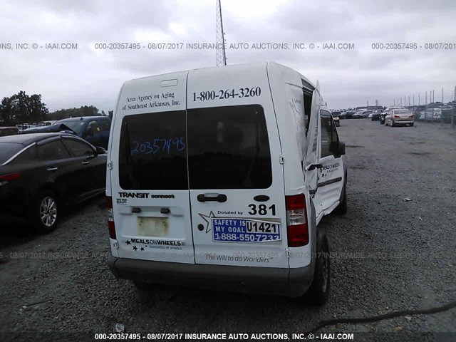 NM0LS7CN9AT002981 - 2010 FORD TRANSIT CONNECT XL WHITE photo 5