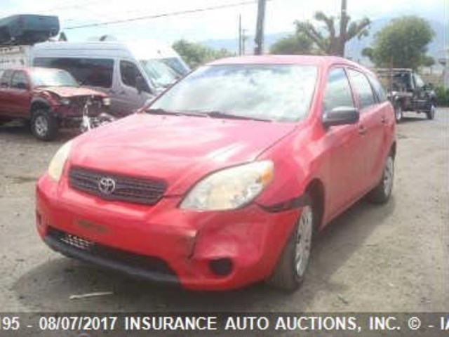 2T1KR32E06C582477 - 2006 TOYOTA COROLLA MATRIX XR RED photo 2