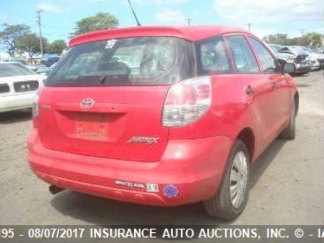 2T1KR32E06C582477 - 2006 TOYOTA COROLLA MATRIX XR RED photo 4