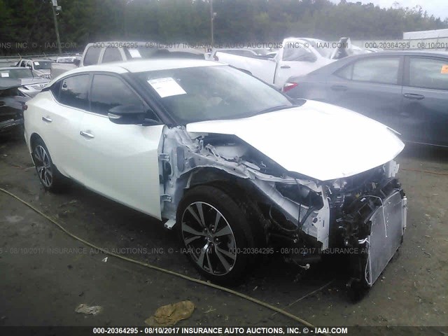 1N4AA6AP1GC430148 - 2016 NISSAN MAXIMA 3.5S/SV/SL/SR/PLAT WHITE photo 1