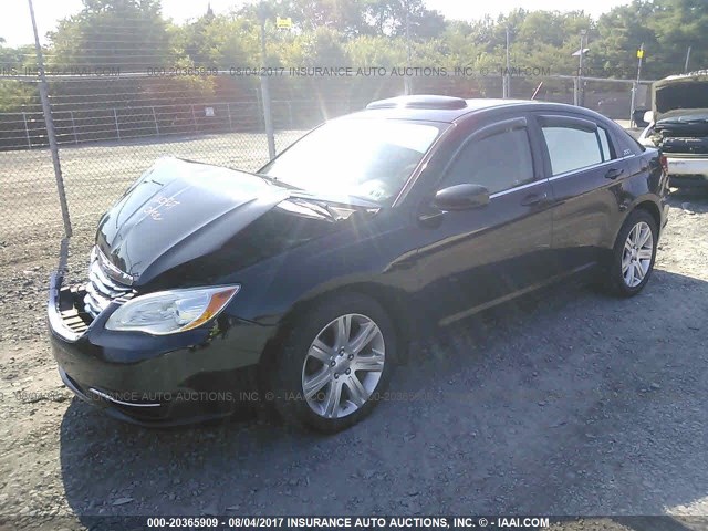 1C3CCBBB2DN650055 - 2013 CHRYSLER 200 TOURING BLACK photo 2