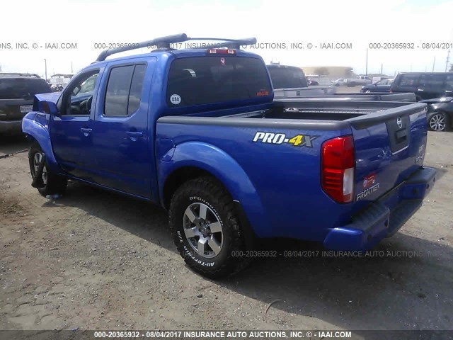 1N6AD0EV2DN744962 - 2013 NISSAN FRONTIER S/SV/SL/PRO-4X BLUE photo 3