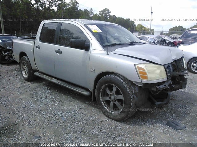 1N6AA07A84N524003 - 2004 NISSAN TITAN XE/SE/LE SILVER photo 1