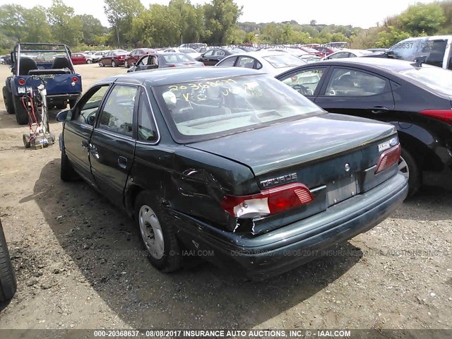 1FALP52UXRG196979 - 1994 FORD TAURUS GL GREEN photo 3