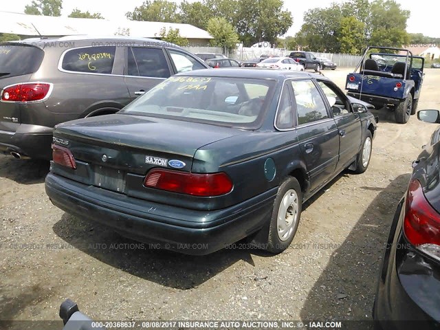 1FALP52UXRG196979 - 1994 FORD TAURUS GL GREEN photo 4