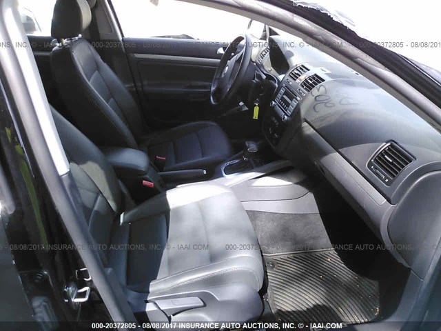 3VWEF71K17M201844 - 2007 VOLKSWAGEN JETTA WOLFSBURG 黑色 照片 5