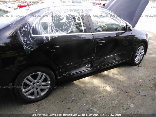 3VWEF71K17M201844 - 2007 VOLKSWAGEN JETTA WOLFSBURG 黑色 照片 6